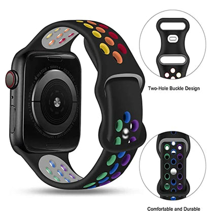 Silicon Sport Strap Bands - For Apple Watch