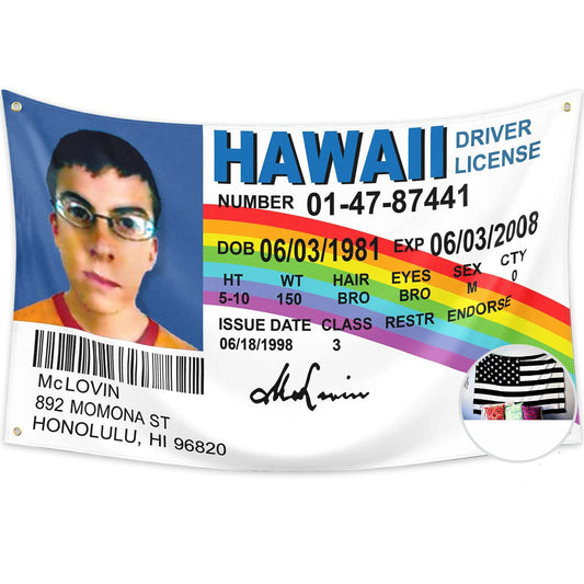 McLovin Fake ID Flag