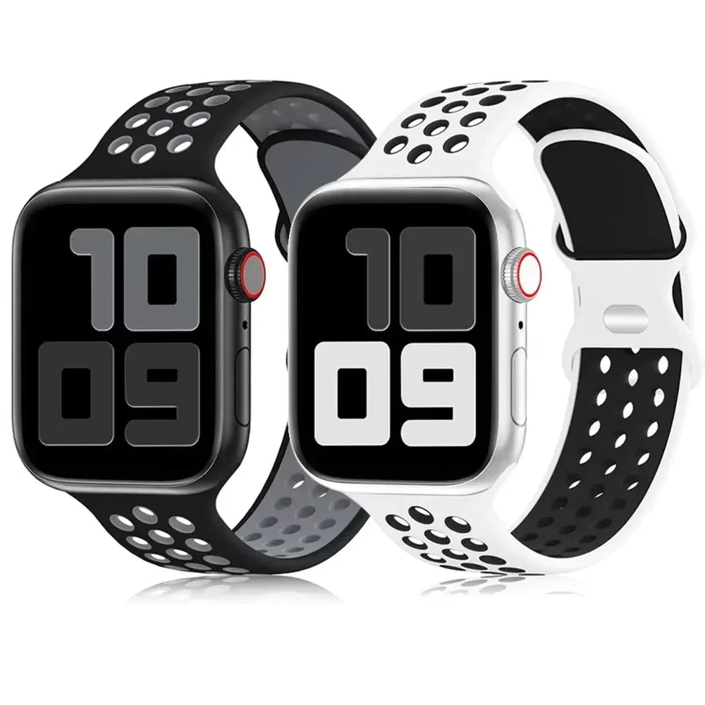 Silicon Sport Strap Bands - For Apple Watch