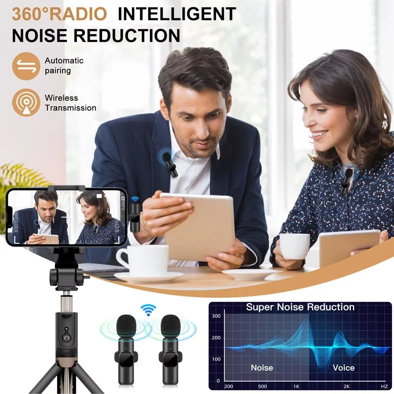 Wireless Microphones - For iPhone/Android