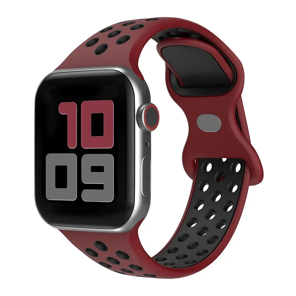 Silicon Sport Strap Bands - For Apple Watch