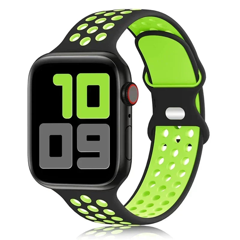 Silicon Sport Strap Bands - For Apple Watch