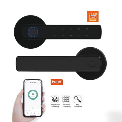 Biometric Smart Door Handle With Fingerprint