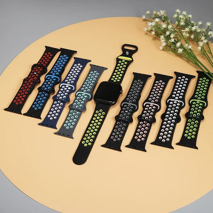 Silicon Sport Strap Bands - For Apple Watch