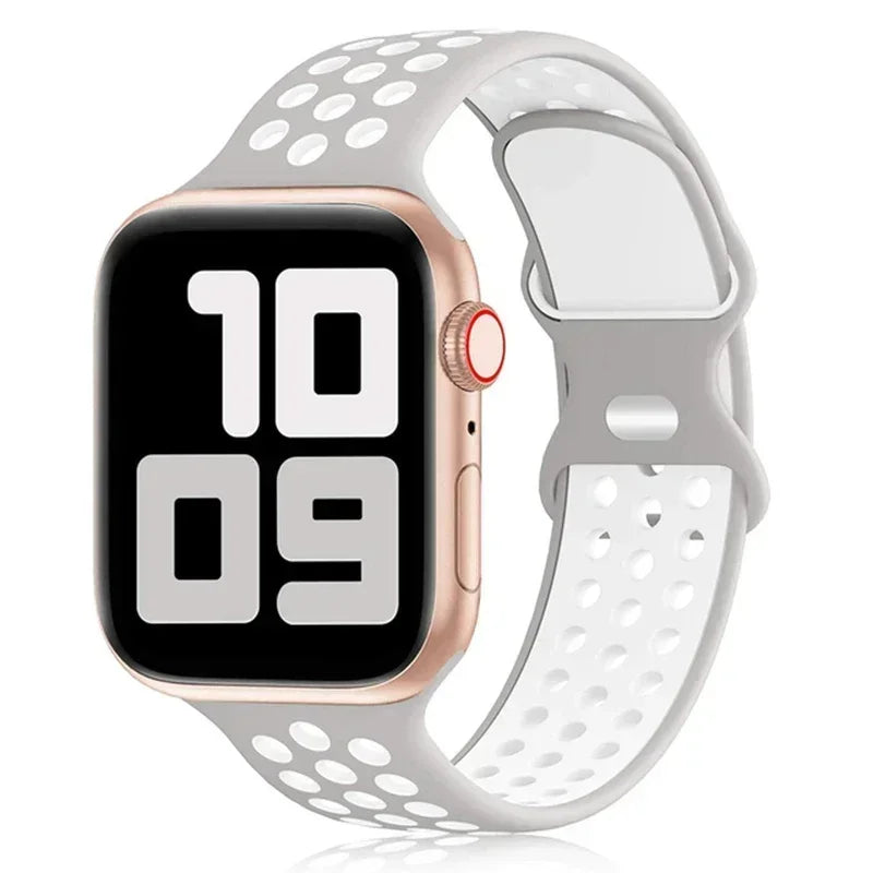 Silicon Sport Strap Bands - For Apple Watch